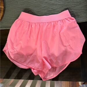 ALO Yoga Women's Vibrant Pink Athletic Shorts